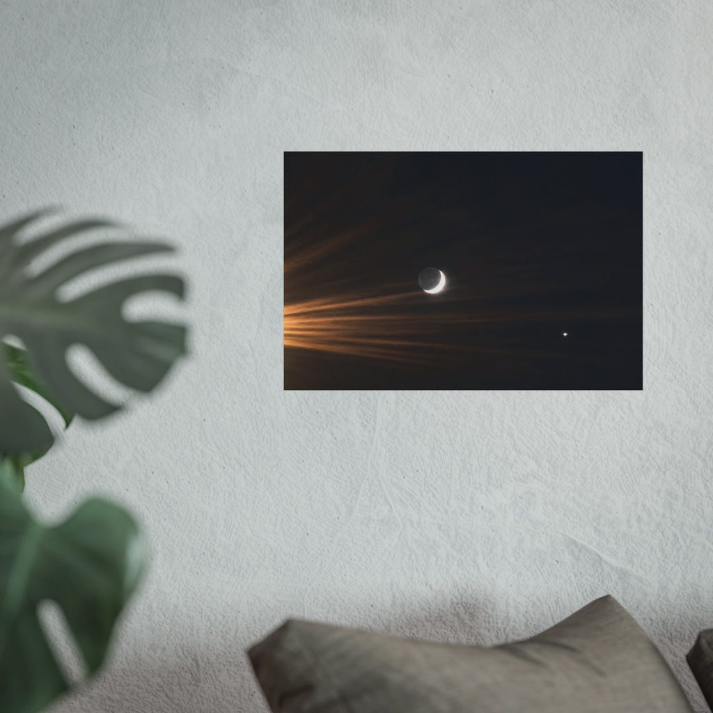 Moon and Venus