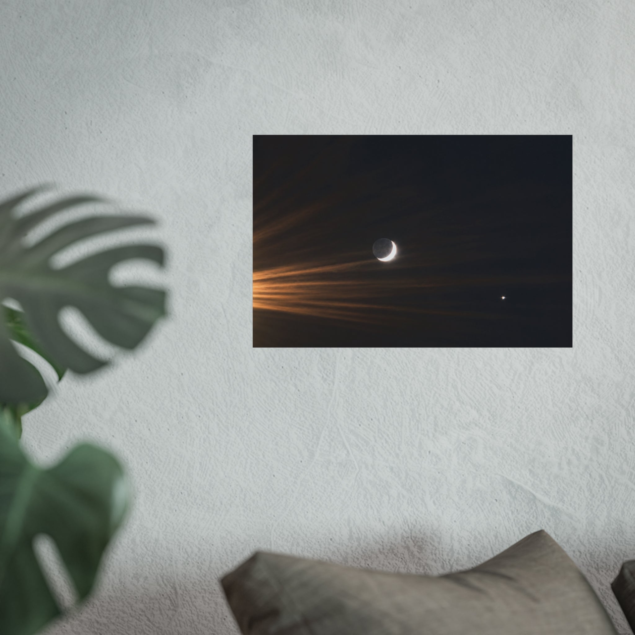 Moon and Venus