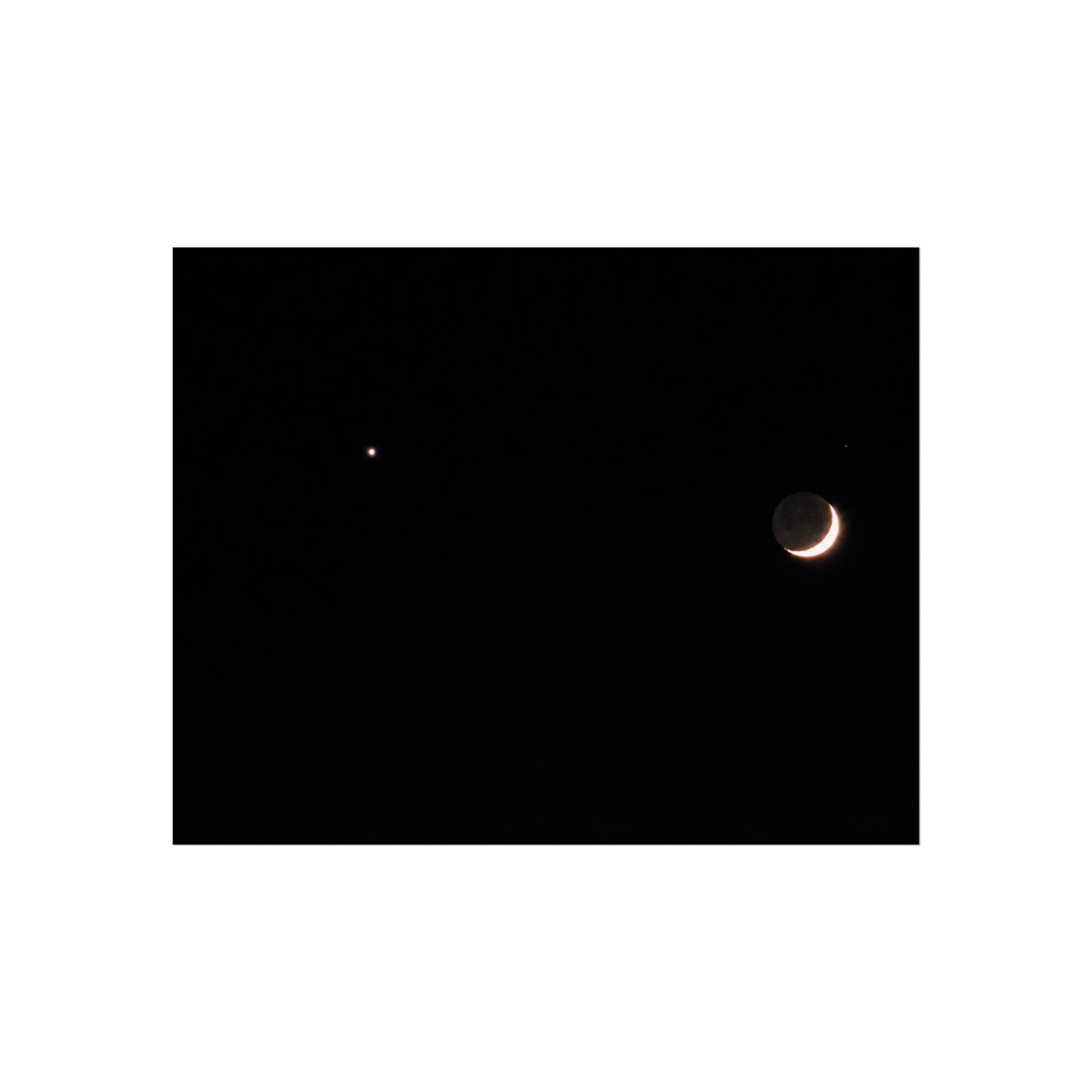 Venus and the Moon