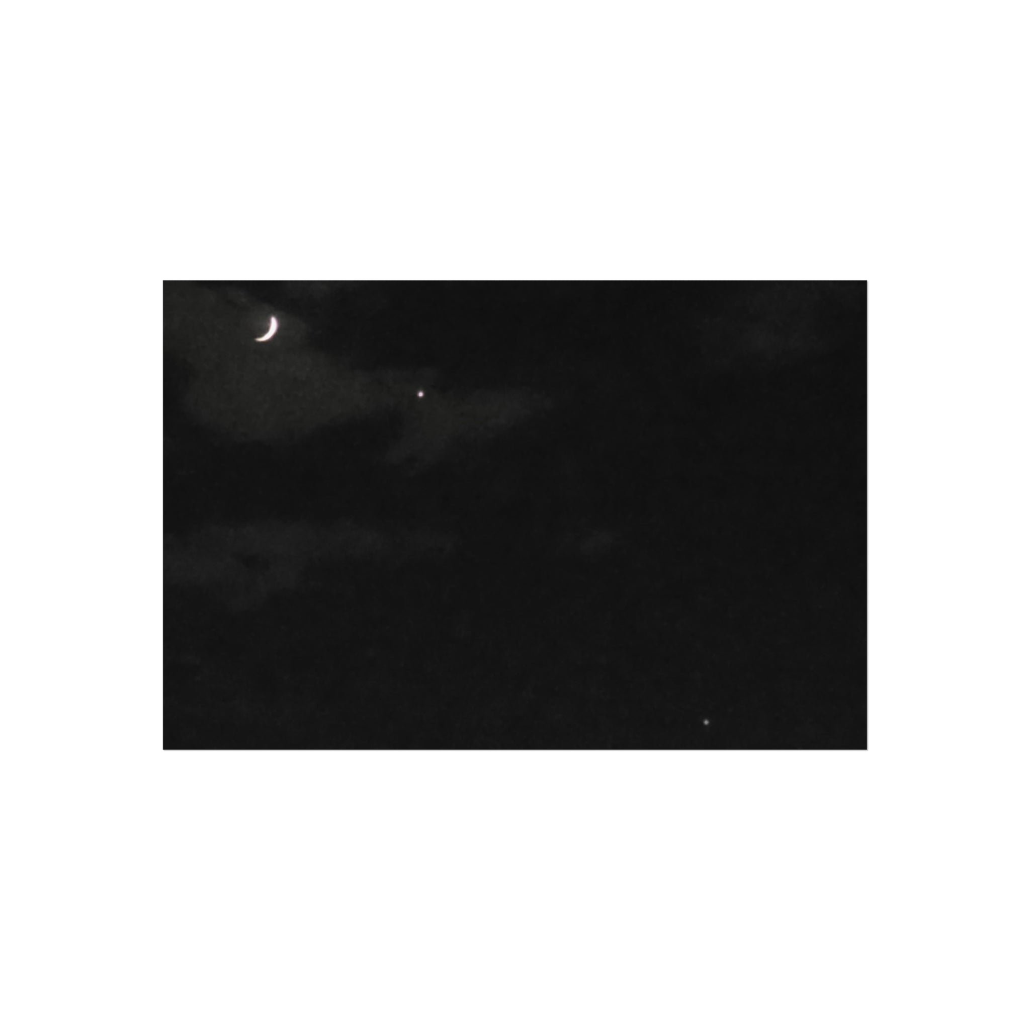 Moon, Venus, and Jupiter