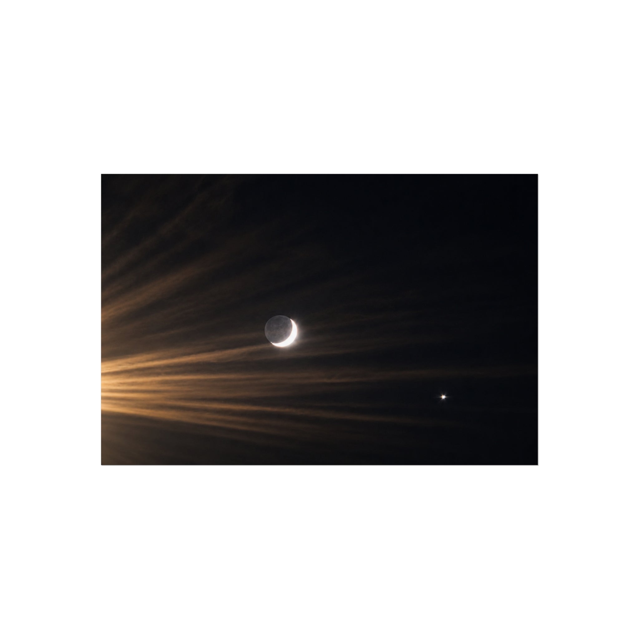Moon and Venus