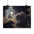 Missouri Moonlight – Full Moon Through Clouds