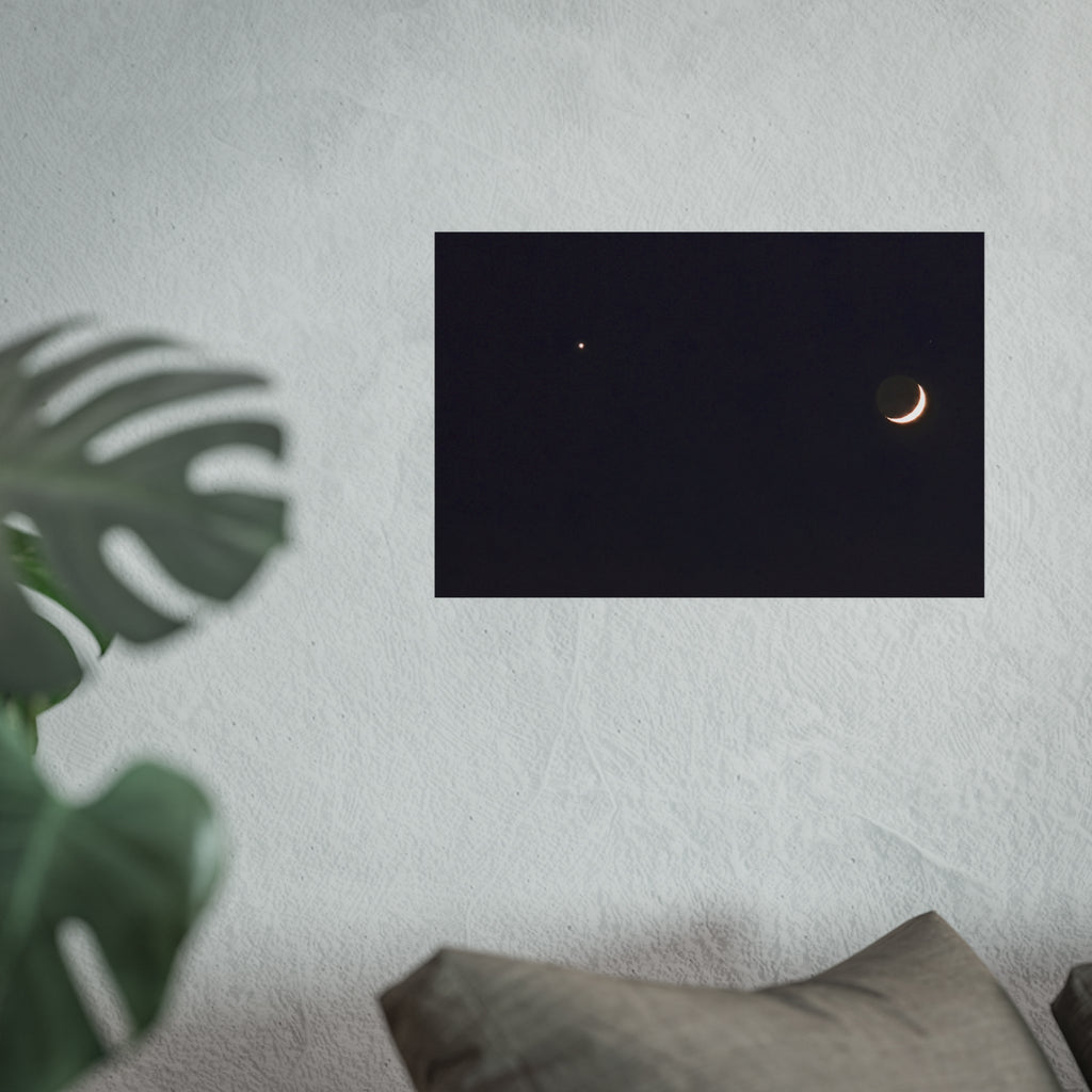 Venus and the Moon 0