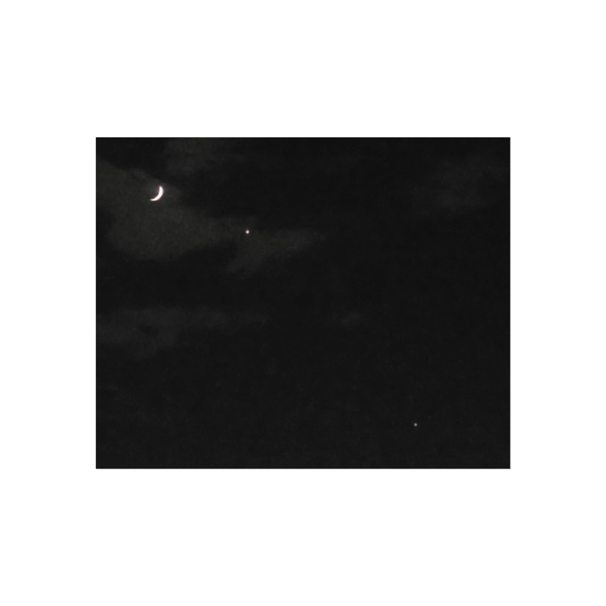 Moon, Venus, and Jupiter