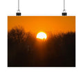 Missouri Sunset – Golden Horizon Through Trees