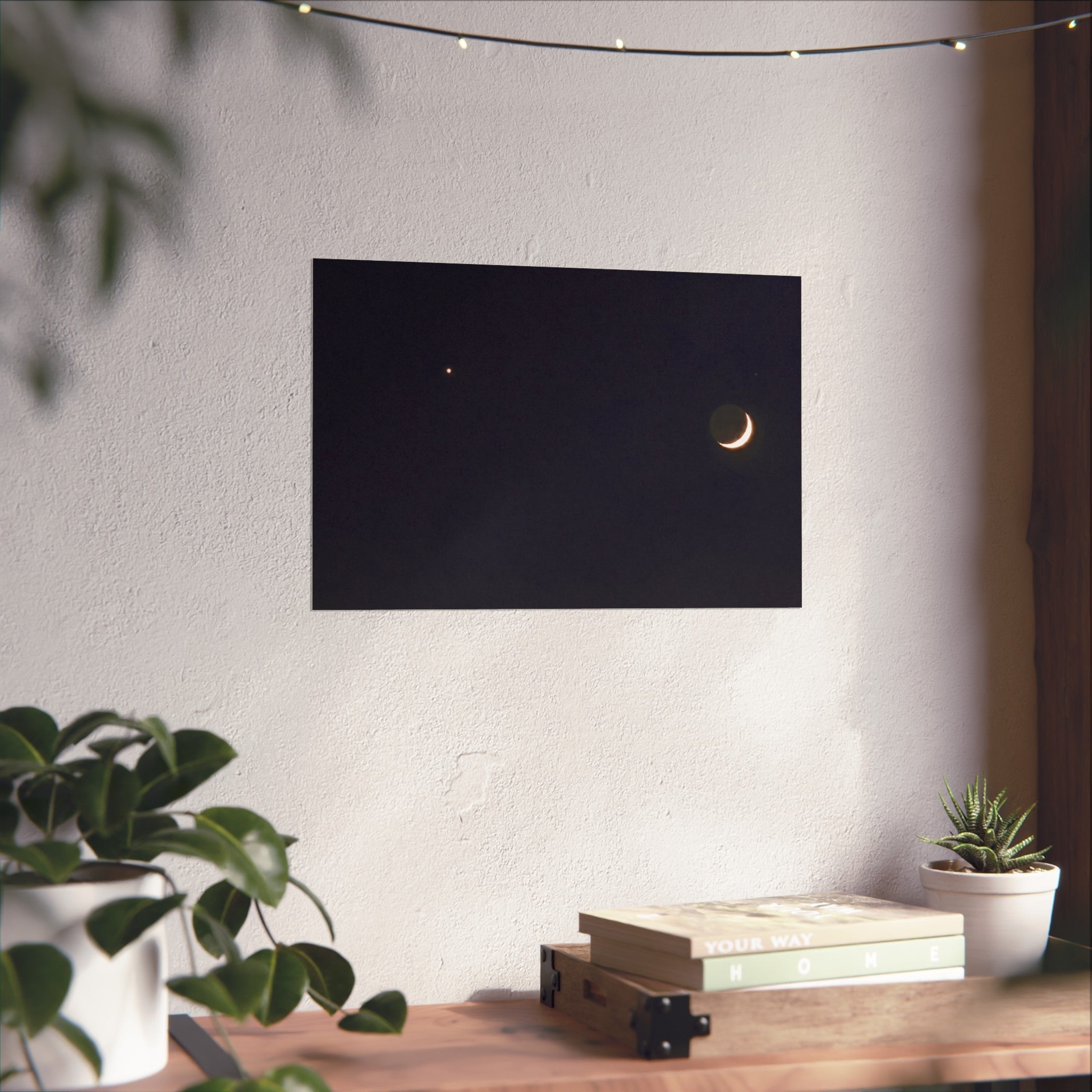 Venus and the Moon 0
