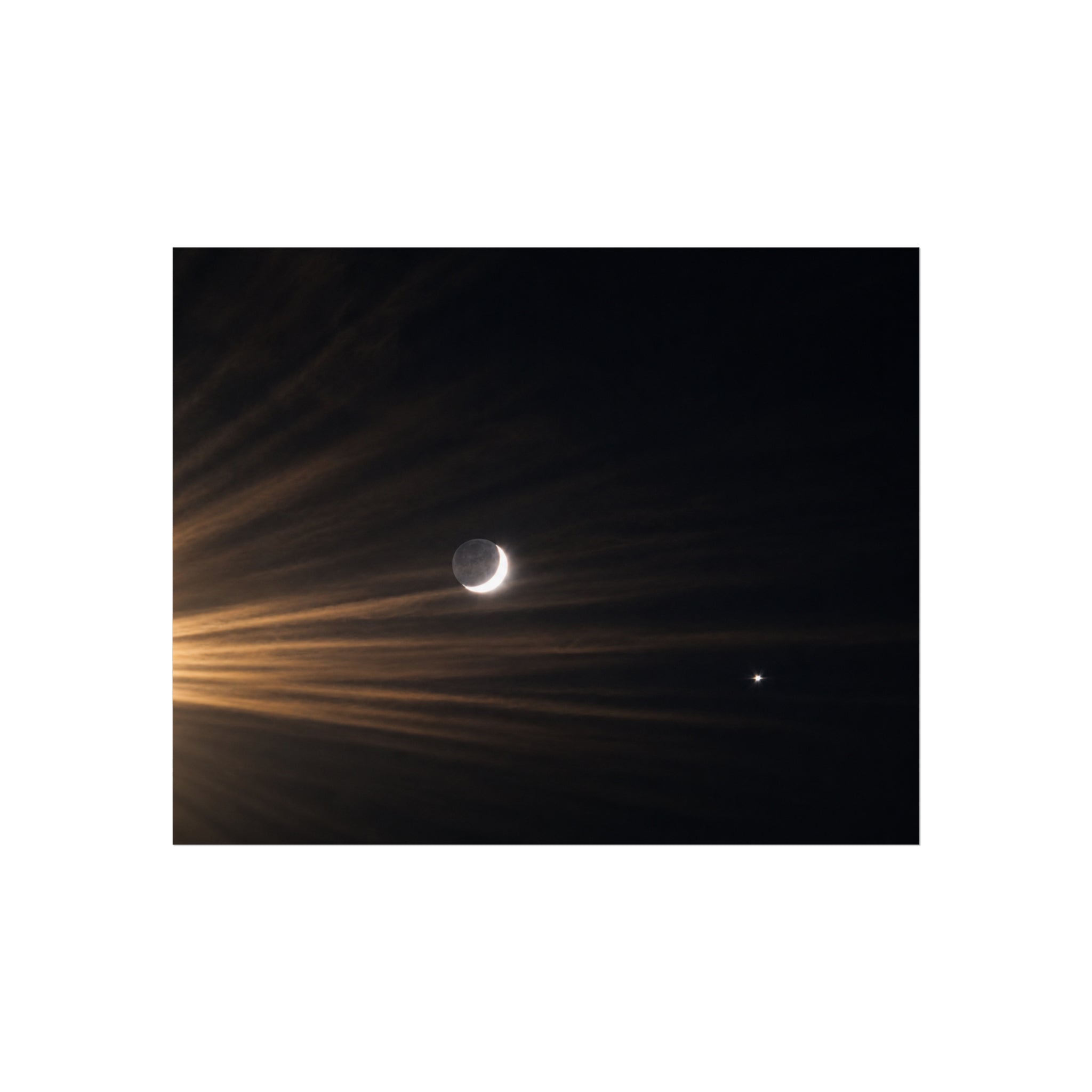 Moon and Venus