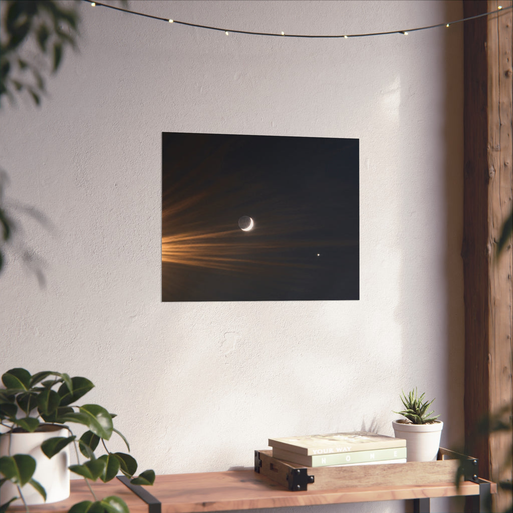 Moon and Venus