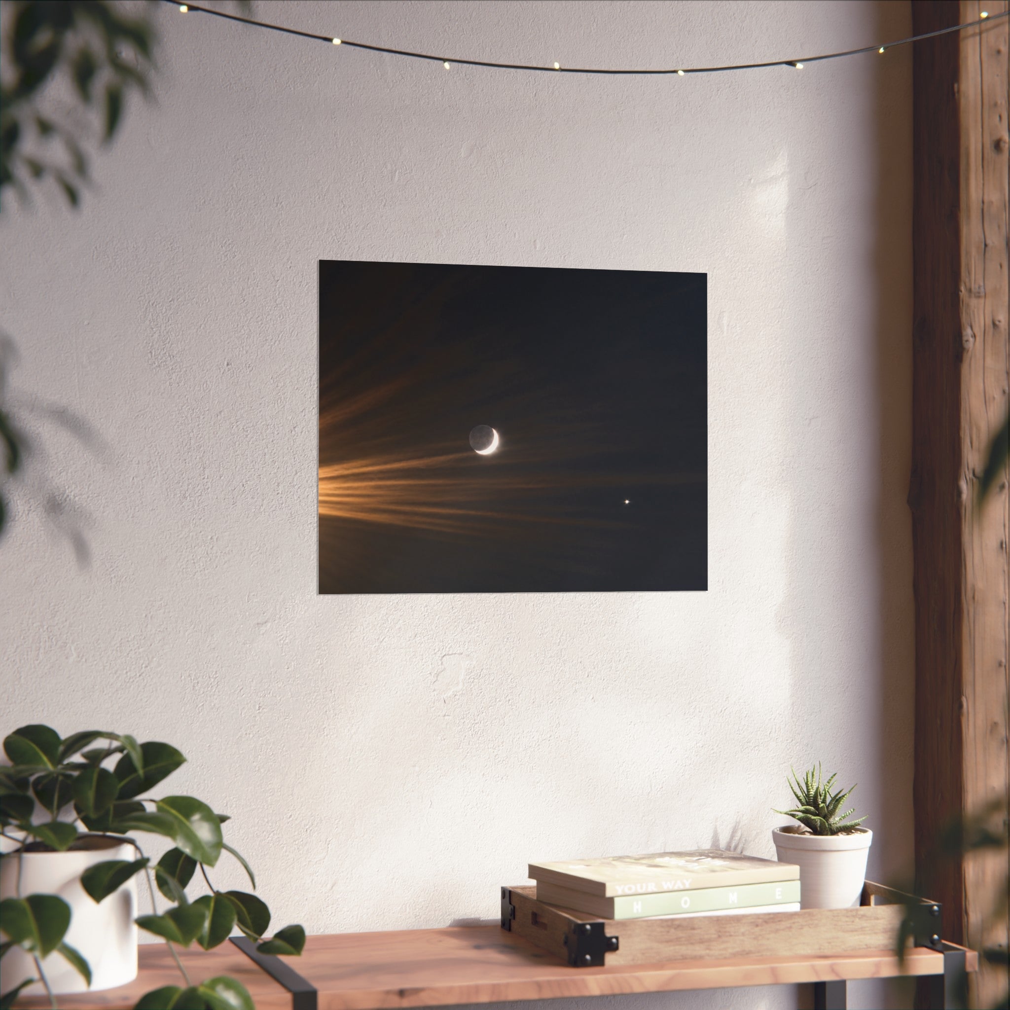 Moon and Venus